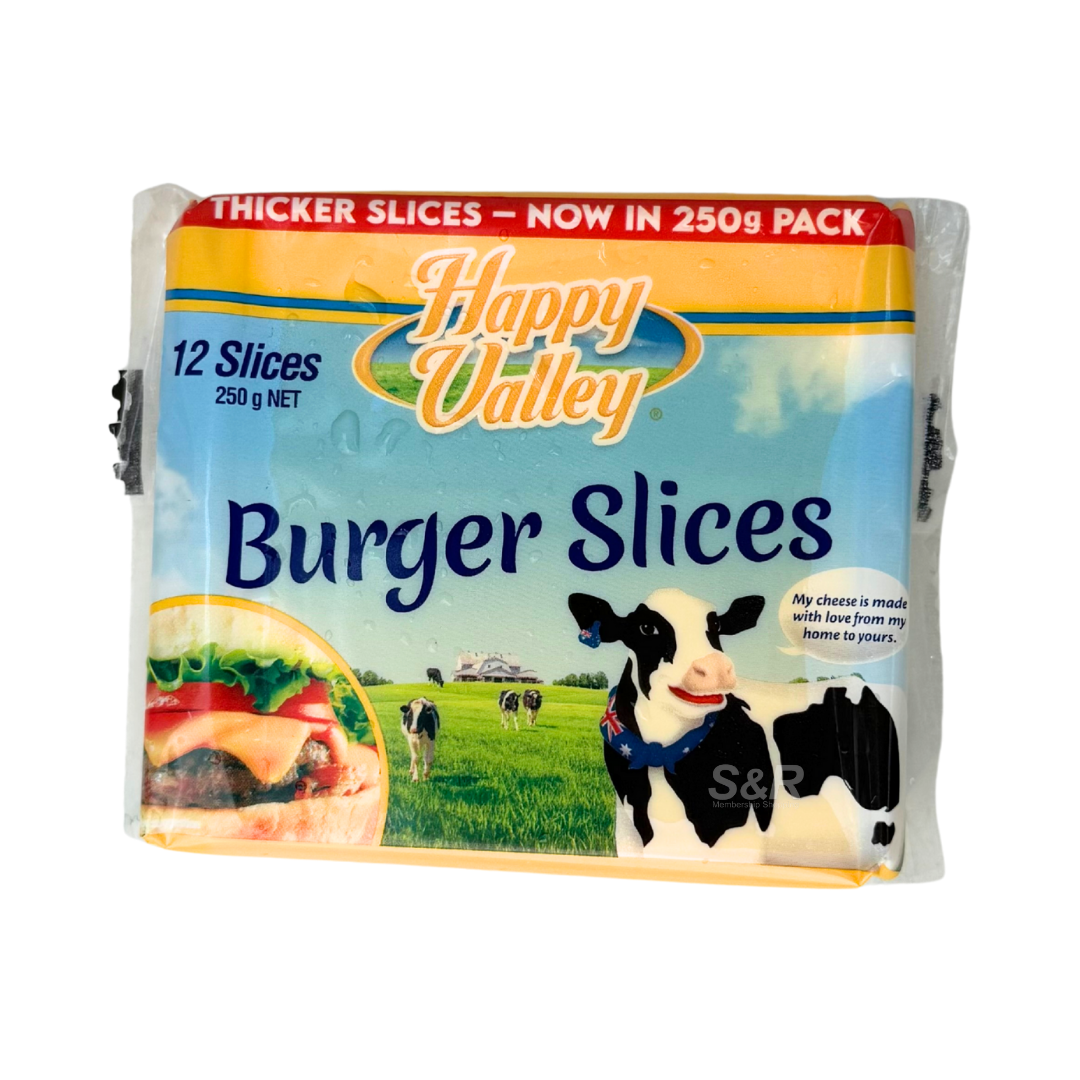 Happy Valley Burger Slices 12s 250g
